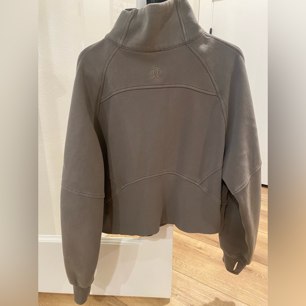 Lululemon Scuba Oversized Funnel Neck Half Zip